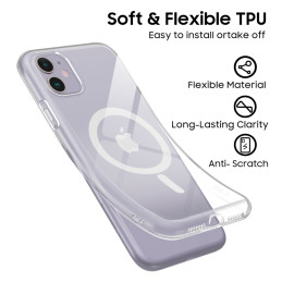 „Tech-Protect FlexAir MagSafe iPhone 11“ dėklas – skaidrus