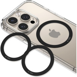 „Tech-Protect MMP-110 2in1 MagSafe“ žiedas – juodas / juodas