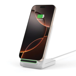 „Tech-Protect QI15W-A40“ belaidis įkroviklis – baltas