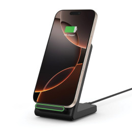 „Tech-Protect QI15W-A40“ belaidis įkroviklis – juodas