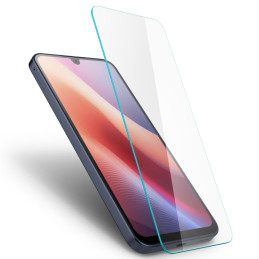 „Spigen Glas.tR Slim“ grūdinto stiklo 2 vnt. pakuotė, skirta „Samsung Galaxy A16 4G / 5G“ - skaidrus