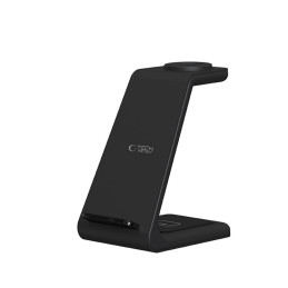 „Tech-Protect QI15W-A36“ 3in1 „Apple“ įkrovimo stotelė – juoda