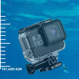 „Tech-Protect GA200“ vandeniui atsparus dėklas, skirtas „GoPro Hero 5 / 6 / 7“ – skaidrus