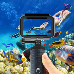 „Tech-Protect GA200“ vandeniui atsparus dėklas, skirtas „GoPro Hero 9 / 10 / 11 / 12“ – skaidrus