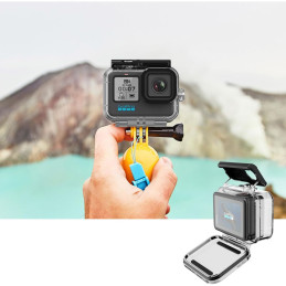 „Tech-Protect GA200“ vandeniui atsparus dėklas, skirtas „GoPro Hero 9 / 10 / 11 / 12“ – skaidrus