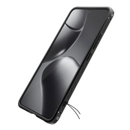 „Spigen Rugged Armor“ dėklas, skirtas „Xiaomi 14T“ – matinės juodos spalvos