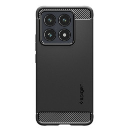 „Spigen Rugged Armor“ dėklas, skirtas „Xiaomi 14T Pro“ – matinės juodos spalvos
