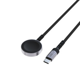„Tech-Protect MC01 UltraBoost“ magnetinis įkroviklis, USB-C laidas, 120 cm, juodas