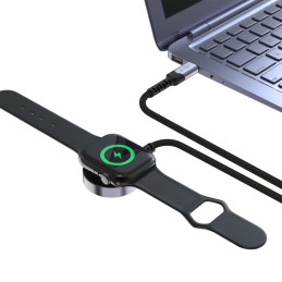 „Tech-Protect MC01 UltraBoost“ magnetinis įkroviklis, USB-C laidas, 120 cm, juodas