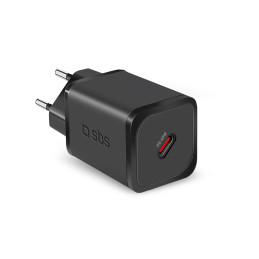 SBS TETRGAN1C45W 45W GaN USB-C sieninis įkroviklis su maitinimo šaltiniu – juodas