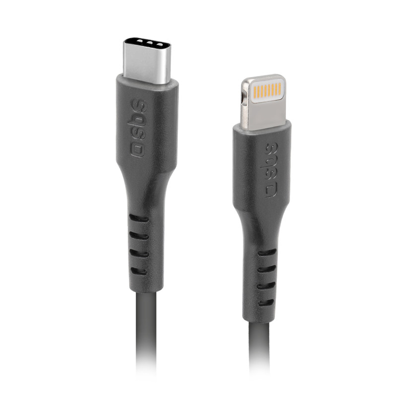 SBS TECABLELIGTC1K USB-C – „Lightning“ laidas 1 m – juodas