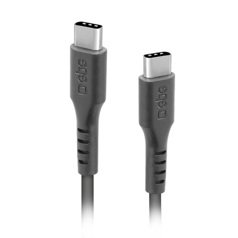SBS TECABLETCC3M USB-C – USB-C 3 m kabelis – juodas