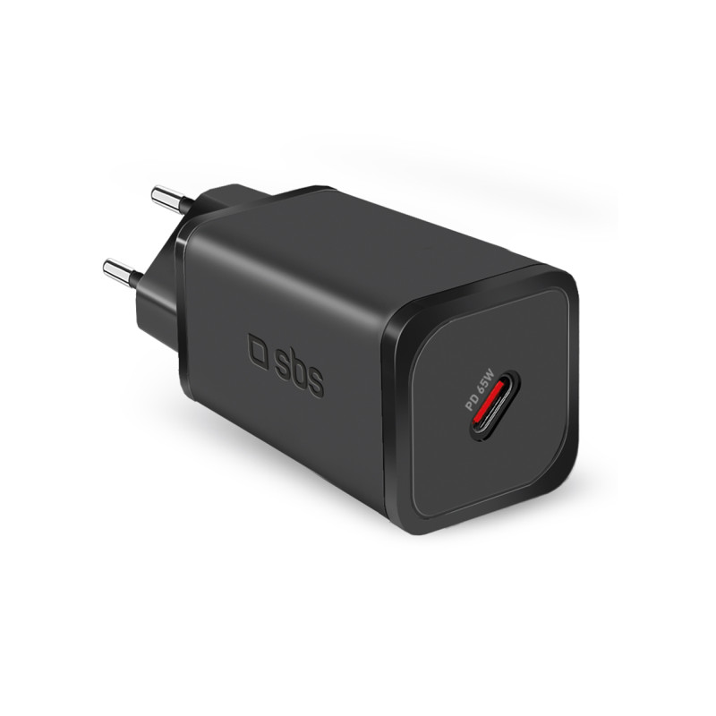 SBS TETRGAN1C65W 65W GaN maitinimo įkroviklis - juodas