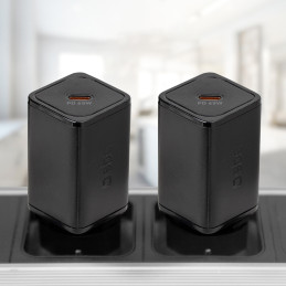 SBS TETRGAN1C65W 65W GaN maitinimo įkroviklis - juodas