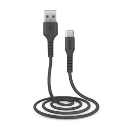 SBS LTHL200 USB-A - Micro USB kabelis 1 m - juodas