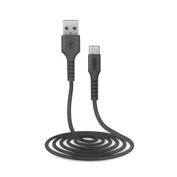 SBS TECABLEMICRO2K USB-A - Micro USB kabelis 2 m - juodas