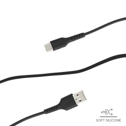 SBS TECABLEMICRO2K USB-A - Micro USB kabelis 2 m - juodas