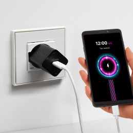 SBS TECABLETISSUETCCG USB-C - USB-C 1,5 m 60 W pintas kabelis - pilkas
