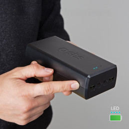Nešiojamoji baterija SBS TTBB30000PD20K 30000 mAh 2 x USB-C 2 x USB-A - juoda