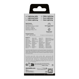 SBS TECABLEUSBIP589A USB-A – Lightning kabelis – mėlynas