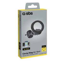 SBS TESUPMAGRING išmaniojo telefono laikiklis, suderinamas su „MagSafe“ – juodas
