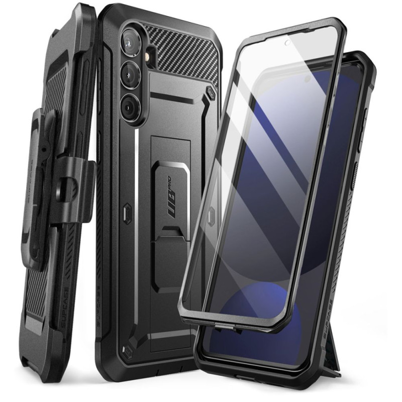 „Supcase Unicorn Beetle Pro“ dėklas, skirtas „Samsung Galaxy S24 FE“ – juodas