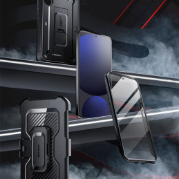 „Supcase Unicorn Beetle Pro“ dėklas, skirtas „Samsung Galaxy S24 FE“ – juodas