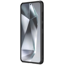 „Nillkin Super Frosted Shield Pro“ magnetinis dėklas, skirtas „Samsung S25“ su „MagSafe“ funkcija – juodas