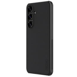 „Nillkin Super Frosted Shield Pro“ magnetinis dėklas, skirtas „Samsung S25+“ su „MagSafe“ funkcija – juodas