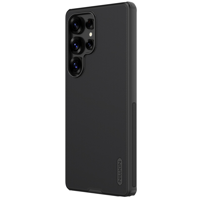 „Nillkin Super Frosted Shield Pro“ magnetinis dėklas, skirtas „Samsung S25 Ultra“ su „MagSafe“ funkcija – juodas