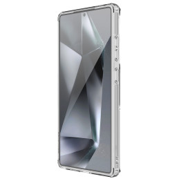„Nillkin Nature TPU Pro“ magnetinis dėklas su „MagSafe“ technologija, skirtas „Samsung Galaxy S25 Ultra“ – baltas