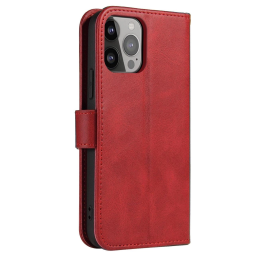 Magnetinis dėklas su atvartu, skirtas „Samsung Galaxy A36“ - raudonas