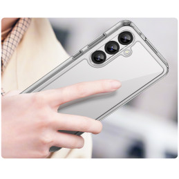 „Outer Space“ dėklas, skirtas „Samsung Galaxy A36“ su lanksčiu rėmeliu – skaidrus
