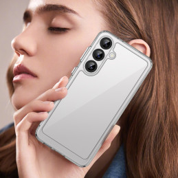 „Outer Space“ dėklas, skirtas „Samsung Galaxy A36“ su lanksčiu rėmeliu – skaidrus