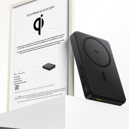 „Baseus Airpow II“ 10000mAh Qi2 išorinė baterija su „MagSafe 22.5W“ ir „Baseus Simple Series“ USB-C laidu - USB-C 20V/ 3...