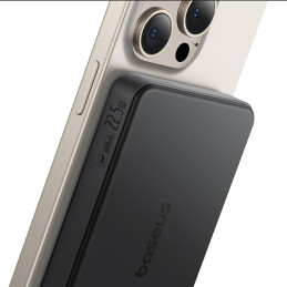 „Baseus Airpow II“ 10000mAh Qi2 išorinė baterija su „MagSafe 22.5W“ ir „Baseus Simple Series“ USB-C laidu - USB-C 20V/ 3...