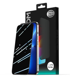 „Joyroom JR-MLG0281“ 2.5D grūdintas stiklas, atsparus dulkėms, su juodu rėmeliu, skirtas „iPhone 16 Pro“
