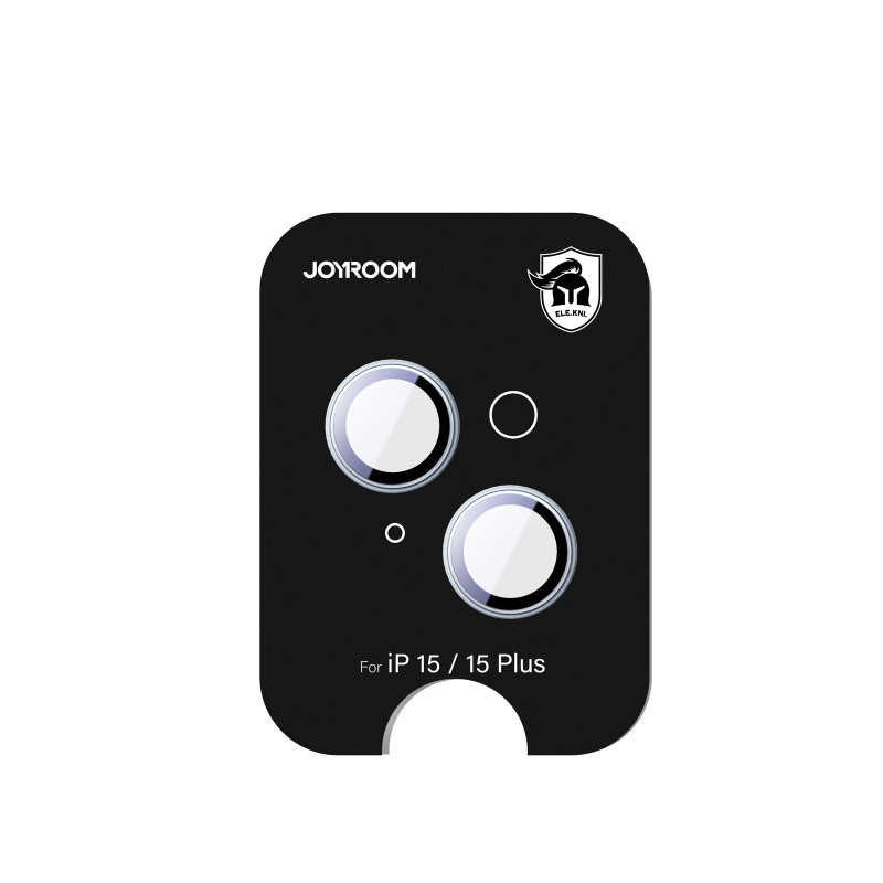 „Joyroom JR-MFY0250“ apsauginis stiklas „iPhone 15/ 15 Plus“ lęšiams – mėlynas