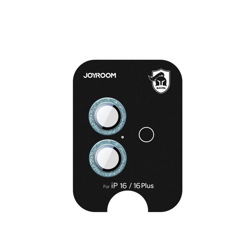„Joyroom JR-MSF0301“ apsauginis stiklas „iPhone 16/ 16 Plus“ lęšiams - žalias