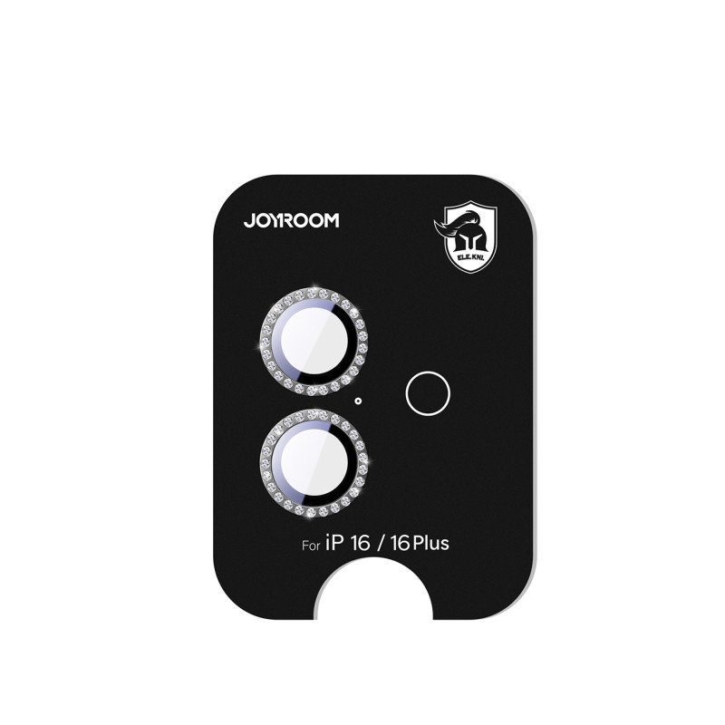 „Joyroom JR-MSJ0271“ apsauginis stiklas „iPhone 16/ 16 Plus“ lęšiams - juodas