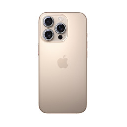 „Joyroom JR-MSJ0307“ stiklinis ekrano apsauginis dėklas, skirtas „iPhone 16 Pro/ 16 Pro Max“ lęšiams – juodas