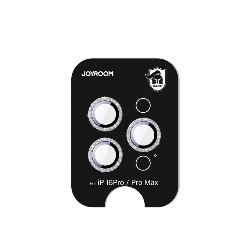 „Joyroom JR-MSJ0309“ apsauginis stiklas, skirtas „iPhone 16 Pro/ 16 Pro Max“ lęšiams - titano spalvos