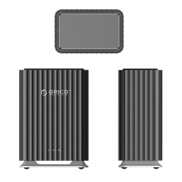 „Orico 9728C3 Dual-Big DAS“ sprendimas, skirtas 2 x 2,5 colio HDD/ SSD / 3,5 colio HDD – juodas