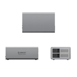 „Orico 9828RU3 2 Big DAS Solution ProRAID“ diskų masyvas, skirtas 2 2,5 colio / 3,5 colio SATA HDD / SSD diskams su RAID...