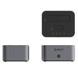 „Orico IT28E-C“ 2 diskų prijungimo stotelė su M.2 NVME 2,5 colio / 3,5 colio HDD / 2,5 colio SSD klonavimo funkcija – pi...