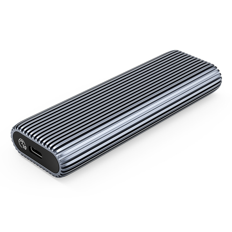 „Orico AM2C3-G2 M.2 NVME USB-C 3.2“ diskų dėklas – pilkas