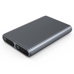 „Orico AM2C3-2N“ dviejų diskų dėklas dviem M.2 NVME USB-C 3.2 10Gb/ s diskams – pilkas