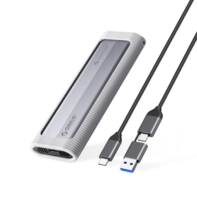 „Orico AXM2-G2-V1“ M.2 NVME USB-C/ USB-A į USB-C 10Gb/ s diskas – pilkas