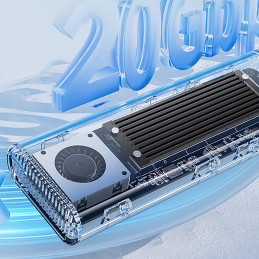 „Orico TCM2-C3“ M.2 NVME į USB-C 10Gb/ s diskas – juodas
