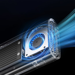 „Orico TCM2-C3“ M.2 NVME į USB-C 10Gb/ s diskas – juodas
